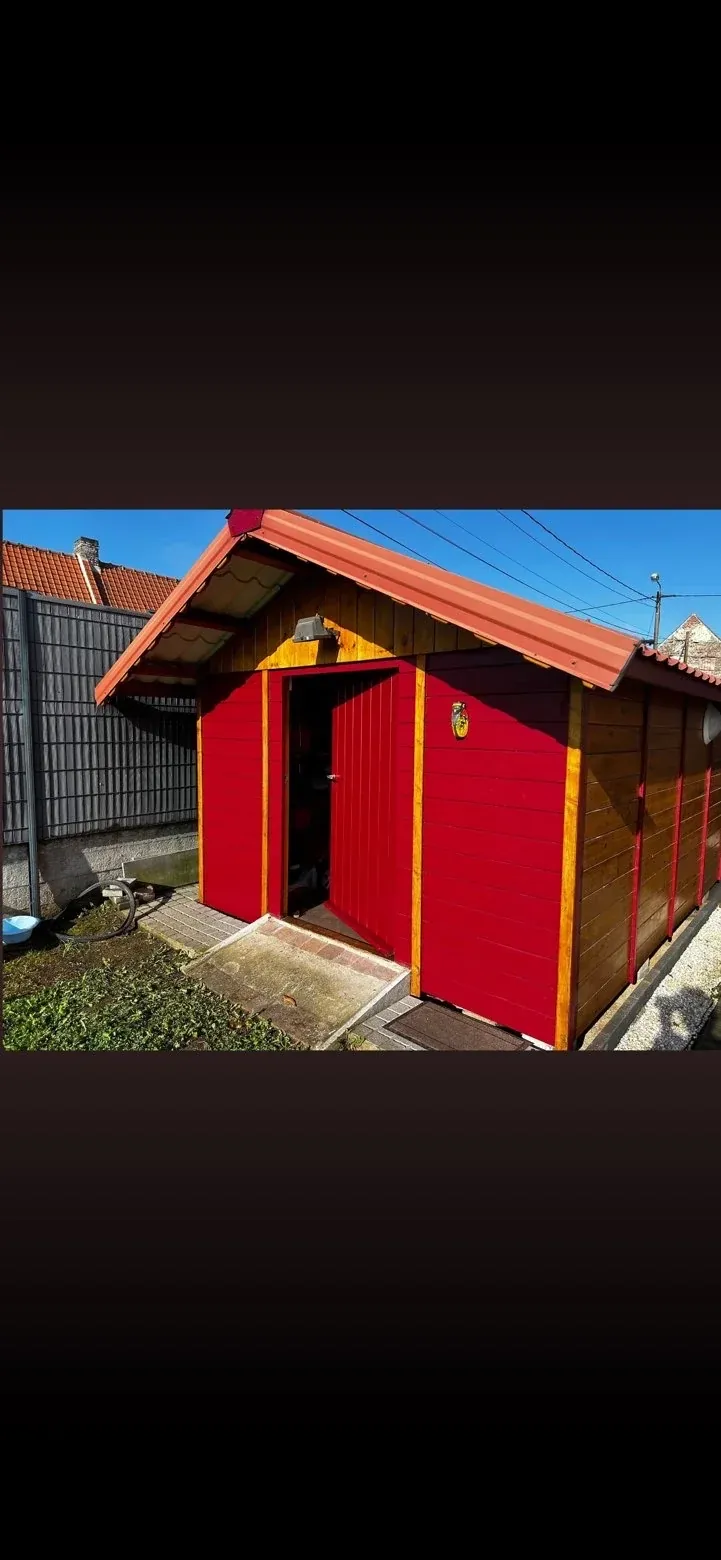 Rénovation abri de jardin